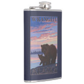 Beer en Cub - Wrangell, Alaska Heupfles (Rechts)