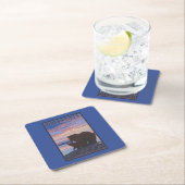 Beer en Cub - Wrangell, Alaska Kartonnen Onderzetters (Insitu)