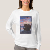 Beer en Cub - Wrangell, Alaska T-shirt (Voorkant)