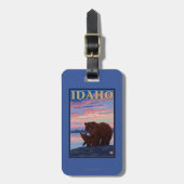 Beer- en CubIdahoVintage-reisposter Bagagelabel (Voorkant verticaal)