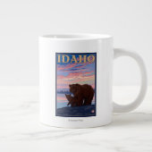 Beer- en CubIdahoVintage-reisposter Grote Koffiekop (Rechts)