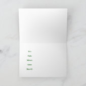 Beer en de Groene Uitnodiging van het Baby shower  (Binnen)