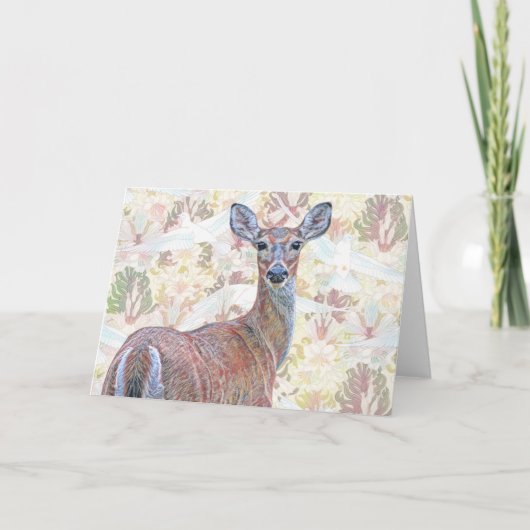 Beer en duik Patroon op Patroontekennotitie Kaart  (Voorkant)