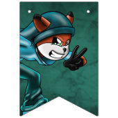 Beer- en Fox Birthday Party Vlaggetjes (Eerste vlag)