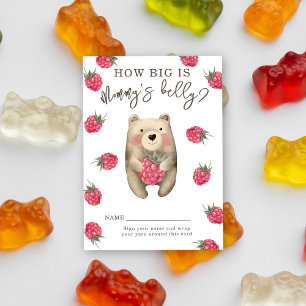 Beer en frambozen - mama's buik informatiekaartje