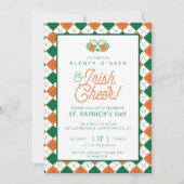 Beer en Irish Cheer Pset St Patrick's Day Kaart (Voorkant)