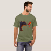 Beer en kardinaal t-shirt (Voorkant volledig)