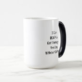 Beer en koffie grap magische mok (Voorkant rechts)