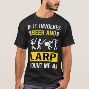 Beer en Larp Larping RPG Roleplay Rol T-shirt