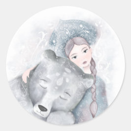 Beer- en meisjesfeestdagen ronde sticker