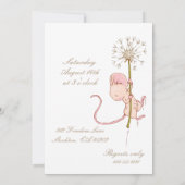 Beer en muis - Birthday - uitnodiging (Achterkant)