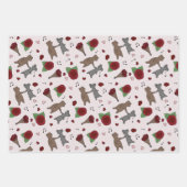 Beer en muis Romance Dating Wedding Baby Inpakpapier Vel (Voorkant 3)