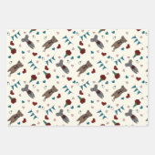 Beer en muis Romance Dating Wedding Baby Inpakpapier Vel (Voorkant 2)