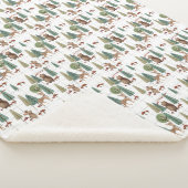 Beer en muis van bosgebieden sherpa deken (3/4)