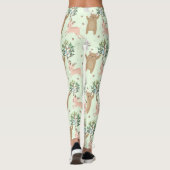 Beer- en oorloofbos leggings (Achterkant)
