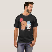 Beer en Panda Bubu Dudu Balloon - Klassiek essenti T-shirt (Voorkant volledig)