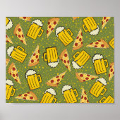 Beer- en Pizza-overs Poster (Voorkant)