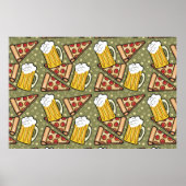 Beer- en Pizza-overs Poster (Voorkant)