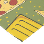 Beer- en Pizza-patroon Tafelkleed (Gekanteld)