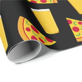 Beer en Pizza Patterned Cadeaupapier (Rol Hoek)