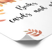 Beer en pompoen - boeken kaarten en geschenken pos poster (Hoek)