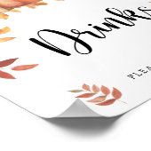 Beer en pompoen - Drinken helpen jezelf Poster (Hoek)