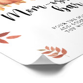 Beer en Pompoen \ Mom-osa bar Poster (Hoek)