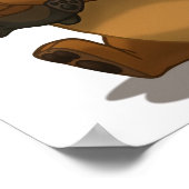 Beer en Poster afsnijden (Hoek)