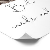 Beer en pot honing - boeken kaarten en cadeaus poster (Hoek)