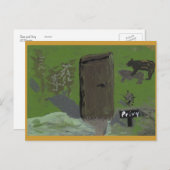 Beer en privacy briefkaart (Voorkant / Achterkant)