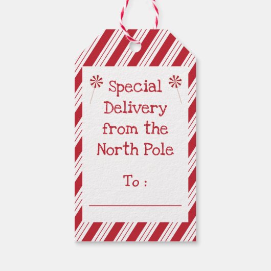 Beer en rendieren - Labels voor speciale afgifte Cadeaulabel (Achterkant)