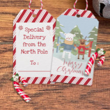 Beer en rendieren - Labels voor speciale afgifte