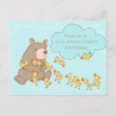 Beer- en schildklierkinderen Aanwezige uitnodiging (Voorkant)