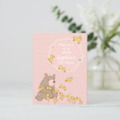 Beer- en schildklierkinderen Aanwezige uitnodiging (Staand voorkant)