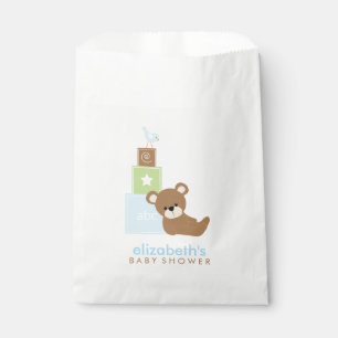Beer en Speelgoed Jongen Baby shower Bedankzakje