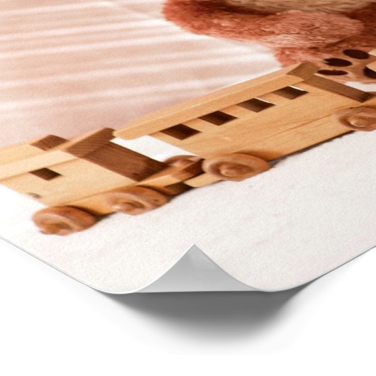 Beer en Speelgoed Poster (Hoek)