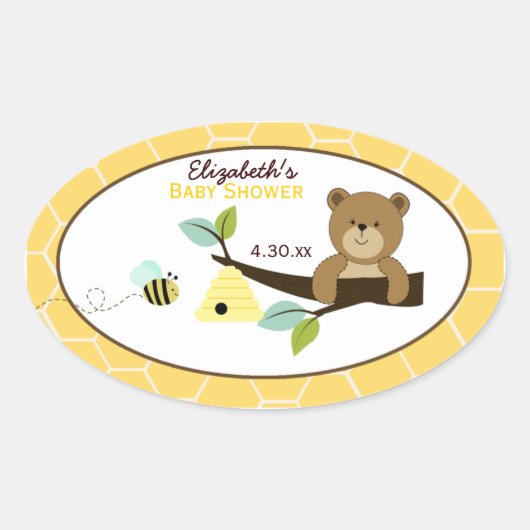 Beer en Sticker van honingbijen (Voorkant)