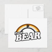 Beer en trots briefkaart (Voorkant / Achterkant)