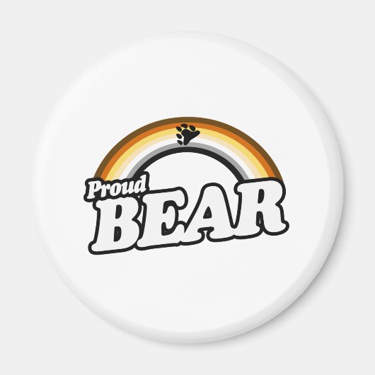 Beer en trots magneet (Voorkant)