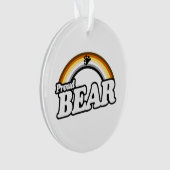 Beer en trots ornament (voorkant)