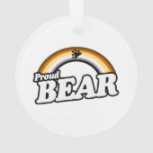 Beer en trots ornament (achterkant)