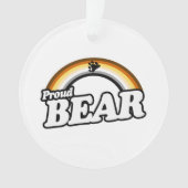 Beer en trots ornament (voorkant)
