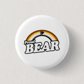 Beer en trots ronde button 3,2 cm (Voorkant)