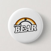 Beer en trots ronde button 5,7 cm (Voorkant)