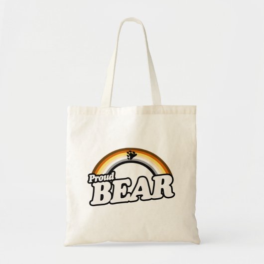 Beer en trots tote bag (Voorkant)
