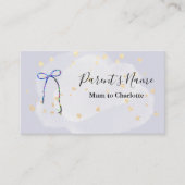 Beer en Visitekaartje van sterren lezen (Voorkant)