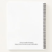 Beer en vlinder notitieboek (Achterkant)