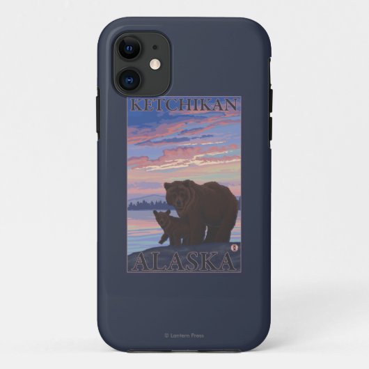 Beer en welp - Ketchikan, Alaska Case-Mate iPhone Case (Achterkant)