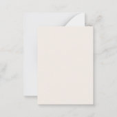 Beer en zonneschijn aquarel jongens baby shower notitiekaartje (Achterkant)