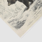 Beer Ephemera Decoupage Frans script Tissuepapier (Detail)